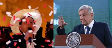 Presidente de México, Andrés Manuel López Obrador. Presidente de México desea éxito a Pedro Castillo y le envía “abrazo solidario”