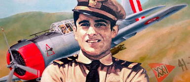 José Abelardo Quiñones falleció heroicamente al arrojar su avión contra la artillería enemiga, al estilo de los kamikazes japoneses, durante la guerra con el Ecuador. Efemérides 23 de julio: Un día como HOY falleció José Abelardo Quiñones durante la guerra con el Ecuador