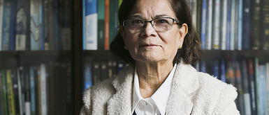 Autoridad. Jeri Ramón asumirá el rectorado de San Marcos en un momento clave en el país. Foto: Felix Contreras/La República Jeri Ramón, la primera mujer que asumirá hoy el rectorado de la UNMSM