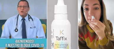 Influencers y médicos peruanos publicitan un spray nasal que bloquea el coronavirus: Influencers y médicos peruanos publicitan un spray nasal que bloquearía la COVID-19: "No es la cura"