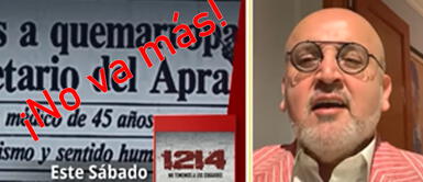 Beto Ortiz se despidió de sus televidentes este viernes y su programa no saldrá la próxima semana Beto Ortiz se despide de televidentes de Willax y programa ya no saldrá al aire