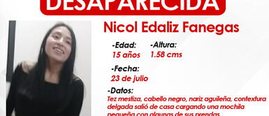 Nicol Edaliz Fanegas es de Huancayo y solo tiene 8 meses viviendo en Lima. Foto: La República Santa Anita: menor de 15 años está desaparecida desde el 23 de julio