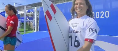 Sofía Mulánovich compitió con Carissa Moore en Tokio 2020 Sofía Mulanovich tras quedar fuera en Tokio 2020: “Perder contra la número uno ha sido un honor”