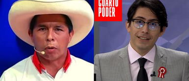 Conductor de Cuarto Poder tuvo desafortunado comentario sobre el presidente electo del Perú. Sebastián Salazar tuvo comentario discriminatorio contra Castillo: "Lo veo un poco más metido en la cultura andina"