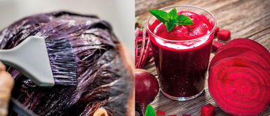 Cabello teñido con beterraga ¿Cómo teñir el cabello naturalmente con beterraga y obtener reflejos pelirrojos?