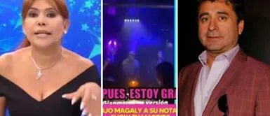 Magaly Medina asombra con su inesperada reacción con Alfredo Zambrano. Magaly Medina sorprende al callar a su esposo Alfredo Zambrano por cantar en show de España