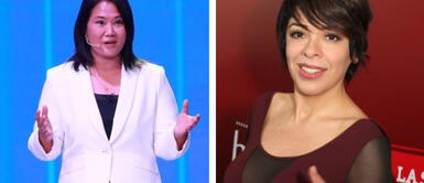 La actriz se pronunció en su red social con sarcasmo. Tatiana Astengo a Keiko por aumentar su desaprobación en las Elecciones: "Buen servicio chika"