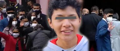 Así fue el saludo de Arnold Castillo Arnold Castillo: Así fue el saludo del hijo de Pedro Castillo a la prensa