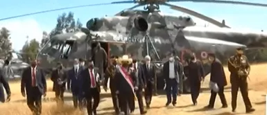 Castillo juró al cargo de presidente el último miércoles en el Congreso. Foto: captura de Facebook Tv Peru Pedro Castillo llegó a la Pampa de la Quinua en medio de arengas y cariño de la población