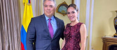 Mávila Huertas es duramente criticada por hablar sobre democracia con Iván Duque. Mávila Huertas agradece entrevista a presidente de Colombia y usuarios le recuerdan matanzas en el país