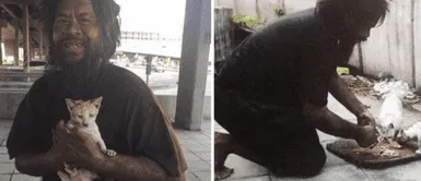 Indigente sobrevive vendiendo limones para alimentar a los gatos callejeros de su comunidad Indigente sobrevive vendiendo limones para alimentar a los gatos callejeros de su comunidad