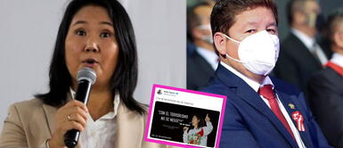 Keiko Fujimori califica de Keiko Fujimori tras juramentación de Guido Bellido: "El presidente impulsa un gobierno comunista"