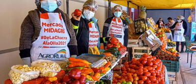 Doce productores participan en el mercado itinerante. Foto: Midagri ¡Estos son los productos que subieron de precio en las últimas semanas!