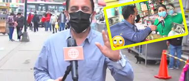 Reportero de América Hoy troleado por comerciante trata de pasar piola. Reportero de América Hoy troleado por comerciante trata de pasar piola.