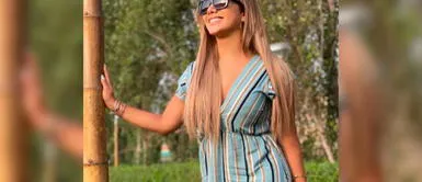 Isabel Acevedo y look a crochet Isabel Acevedo se une a la moda artesanal que lució Katy Perry con un vibrante top rústico