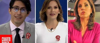 La periodista cuestionó los comentarios polémicos que hicieron los conductores de Cuarto Poder. "Dan pena, jóvenes": Claudia Cisneros contra hijo de Federico Salazar y Tatiana Alemán sobre Cuarto Poder