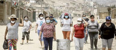 Ollas comunes piden ayuda ¡Perjudicados! Olla común de SJL cocina con menudencia y piden ayuda ante alza de precios