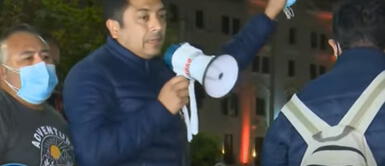 Guillermo Bermejo: Plaza San Martín: seguidores de Perú Libre insultaron a periodistas