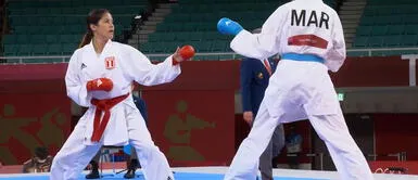 Alexandra Grande integró el grupo D en la disciplina karate modalidad kumite de Tokio 2020. Foto: La República Tokio 2020: Alexandra Grande se despide de los Juegos Olímpicos tras poderosa participación