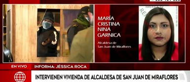 Allanamiento se realizó en las primeras horas de este viernes 06 de agosto. Allanan vivienda de la alcaldesa de SJM por presuntas compras irregulares durante pandemia