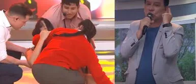 Mariella Zanetti se desmaya y Ricardo Rondón lo minimiza Mariella Zanetti se descompensa en vivo y Ricardo Rondón lo minimiza: "Párate hijita"