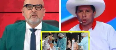 Cibernauta indignado arremetió contra el periodista tras cuestionar la vacuna china. "Resentido social. Ya basta": Usuario a Beto Ortiz tras poner en duda vacunación de Castillo y Lilia