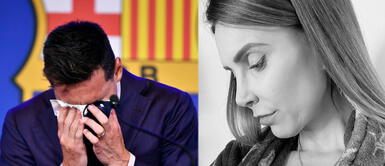 Juliana Oxenford lloró con despedida de Lionel Messi del FC Barcelona Juliana Oxenford rompe en llanto con despedida de Messi