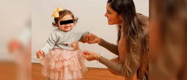 Hija de Korina Rivadeneira y vestido bordado étnico Hija de Korina Rivadeneira refleja moda artesanal con mágico vestido con bordados étnicos