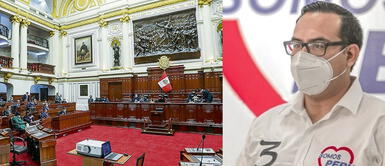 José Jerí es vocero de la bancada de Somos Perú. Foto: composición La República Congresista de Somos Perú, José Jerí, no descarta alianza con congresistas que renunciaron a Renovación Popular
