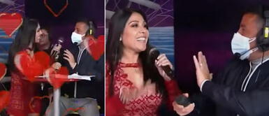 La conductora de TV dio a conocer que viajó con su productor e hijo. La conductora de TV dio a conocer que viajó con su productor e hijo.