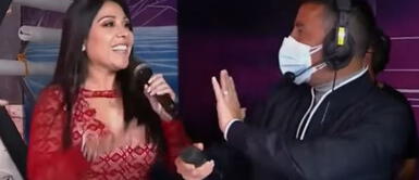 La conductora de TV dio a conocer que viajó con su productor e hijo. La conductora de TV dio a conocer que viajó con su productor e hijo.