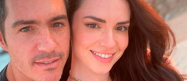 Paulina Burrola outfit Paulina Burrola da cátedra de moda con elegante traje de baño asimétrico con detalles de encaje