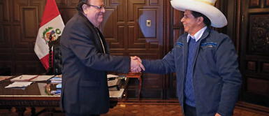 Pedro Castillo se reunió con Julio Velarde y confirmó su continuidad en el BCRP. Presidente y Julio Velarde dialogaron sobre medidas que BCR “viene tomando y tomará”