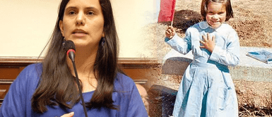 Verónica Mendoza por el día del niño Verónica Mendoza por el día del niño