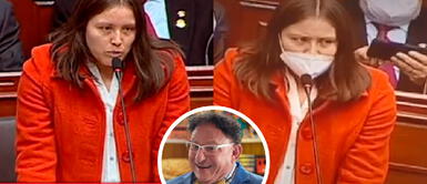 Noelia Herrera es congresista de la bancada de Renovación Popular. Congresista Noelia Herrera de Renovación Popular es “troleada” por su intervención en el pleno