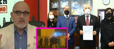 Beto Ortiz presentó su informe "El almirante y los visitadores" donde acusa a los congresistas de la oposición del gobierno de reunirse en secreto con Pedro Castillo. "Hoy Beto le mintió al Perú": congresistas de RP acusan a Ortiz de transmitir informe engañoso