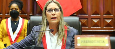 María del Carmen Alva Presidenta del Congreso preocupada y alarmada por "la extraña" intervención a la DIRCOTE