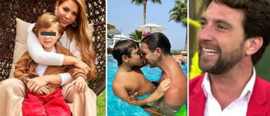 Sheyla Rojas mostró su emoción al reencontrarse con su hijo. Sheyla Rojas se reencontró con su hijo Antoñito y Antonio Pavón en España | VIDEO