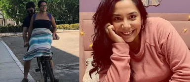 Mayra Couto junto a su pareja Mayra Couto publica su primera foto con su pareja: "De tu mano hasta el fin del mundo"