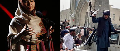 Malala lametó la situación en Afganistan. Ella es una de las miles de personas que escaparon del control de los talibanes. Foto: composición LR / EFE Malala Yousafzai contra talibanes: “Debemos tomar posturas valientes para defender a las mujeres y las niñas”