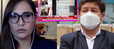 Karerine Bayona, periodista que entrevistó a Guido Bellido por homenaje a senderista Edith Lagos. Karerina Bayona: Perdí mi trabajo por preguntarle a Guido Bellido por el homenaje a Edith Lagos