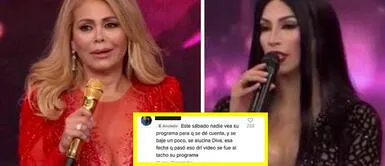 Gisela Valcárcel es blanco de críticas en las redes sociales. Usuarios piden NO VER la final de Reinas del show tras humillación de Gisela Valcárcel a Allison Pastor