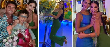Sheyla Rojas festejó sus 34 años junto a su pequeño y la familia de Antonio Pavón. Sheyla Rojas festejó su cumpleaños con emotiva sorpresa que le dio su hijo y Antonio Pavón