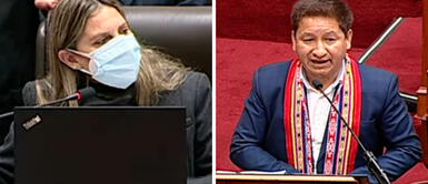 Guido Bellido hizo uso del artículo 48 de la Constitución para iniciar su discurso en quechua. Guido Bellido hizo uso del artículo 48 de la Constitución para iniciar su discurso en quechua.