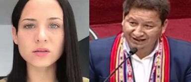 Sigrid Bazán mostró su apoyo al premier Bellido, quien se dirigió al Congreso en quechua. Sigrid muestra su apoyo a Bellido por hablar quechua y usuarios le cuestionan si ella lo entendió