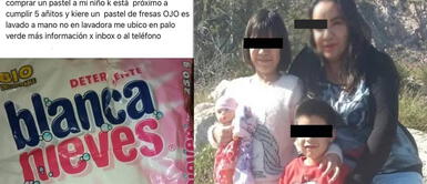 La madre es de México y su publicación se hizo viral en redes sociales. Madre se ofrece "lavar a mano" ropa ajena para lograr comprarle una torta de cumpleaños a su hijo