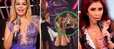 Gisela Valcárcel fue cuestionada por reacción que tuvo con Milena Zárate. Captan a Gisela "arrimando" a Milena tras anunciar a Korina como ganadora y comparan el hecho con Cenicienta