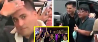 Los artistas fueron captados sin usar mascarilla. Deyvis Orosco y Tommy Portugal en concierto lucieron sin mascarilla en aglomeración pese al COVID-19