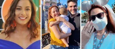 Natalia Salas reveló cómo fue su pedida de matrimonio. Natalia Salas fue sorprendida con romántica pedida de mano en Disneyland junto a su bebé