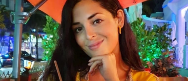 Andrea Luna se suma a la tendencia handmade con bikini tejido a crochet. Andrea Luna hace oda a la tendencia handmade con un radiante bikini tejido a crochet